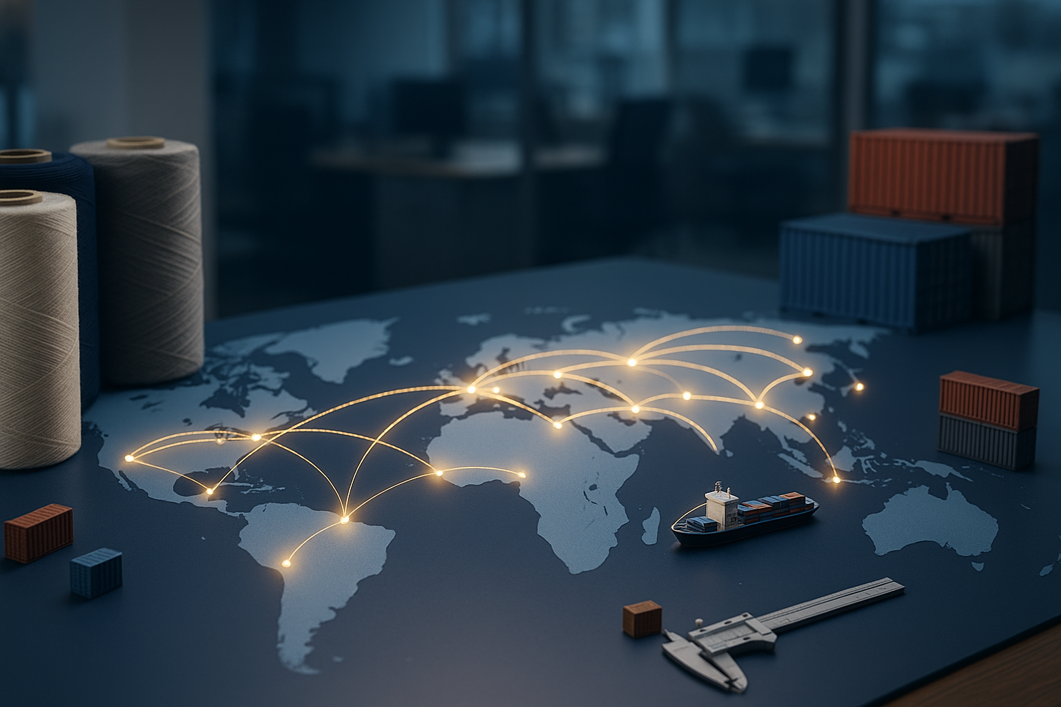 UBC global sourcing footprint